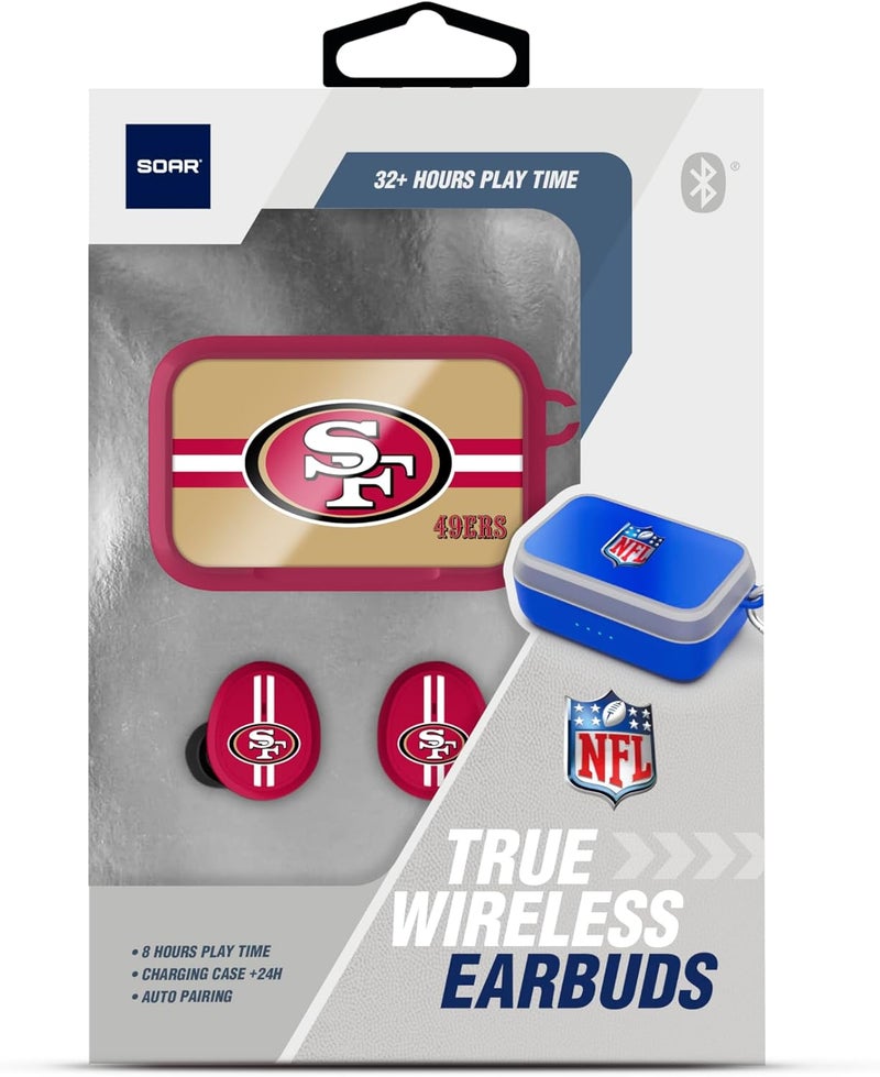 SOAR NFL Wireless Sport Earbuds: Comfortable Fit & Convenient Charging - Image 3